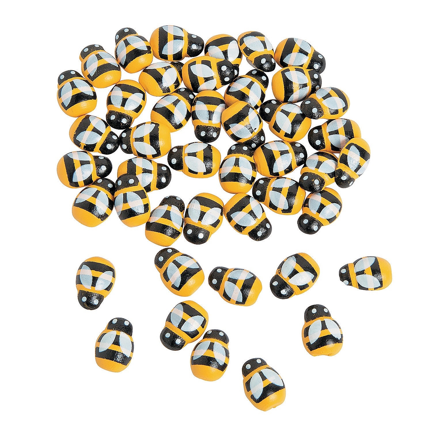Mini Stick On Bees (Pack of 50)