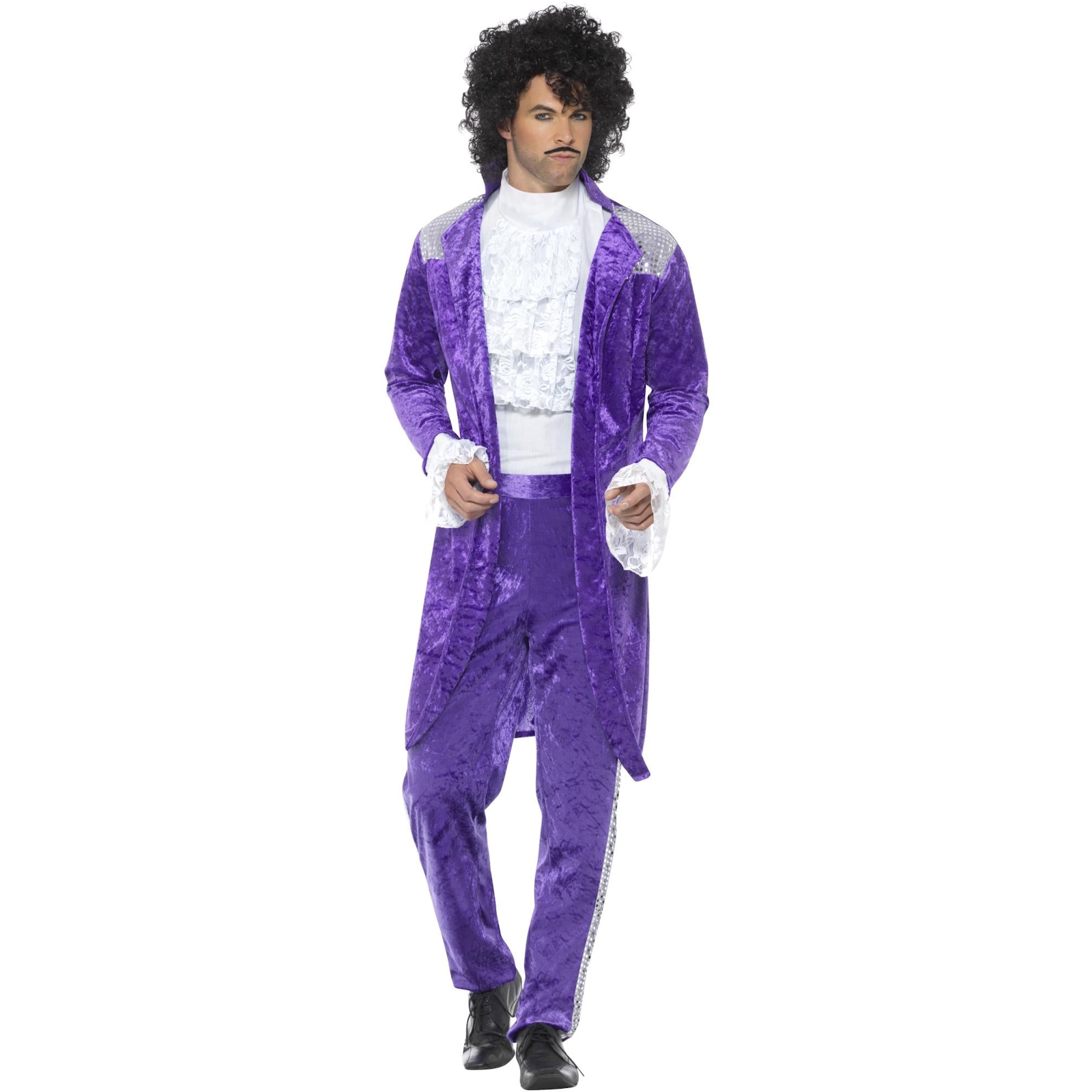 Men's 80s Purple Musician Costume