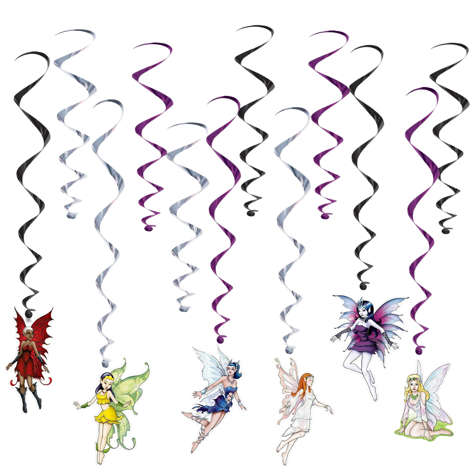 Fairy Swirl Decorations (Pack of 12)