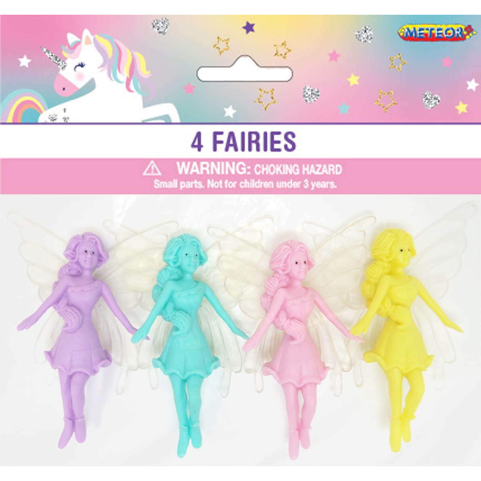 Plastic Fairies (Pack of 4)