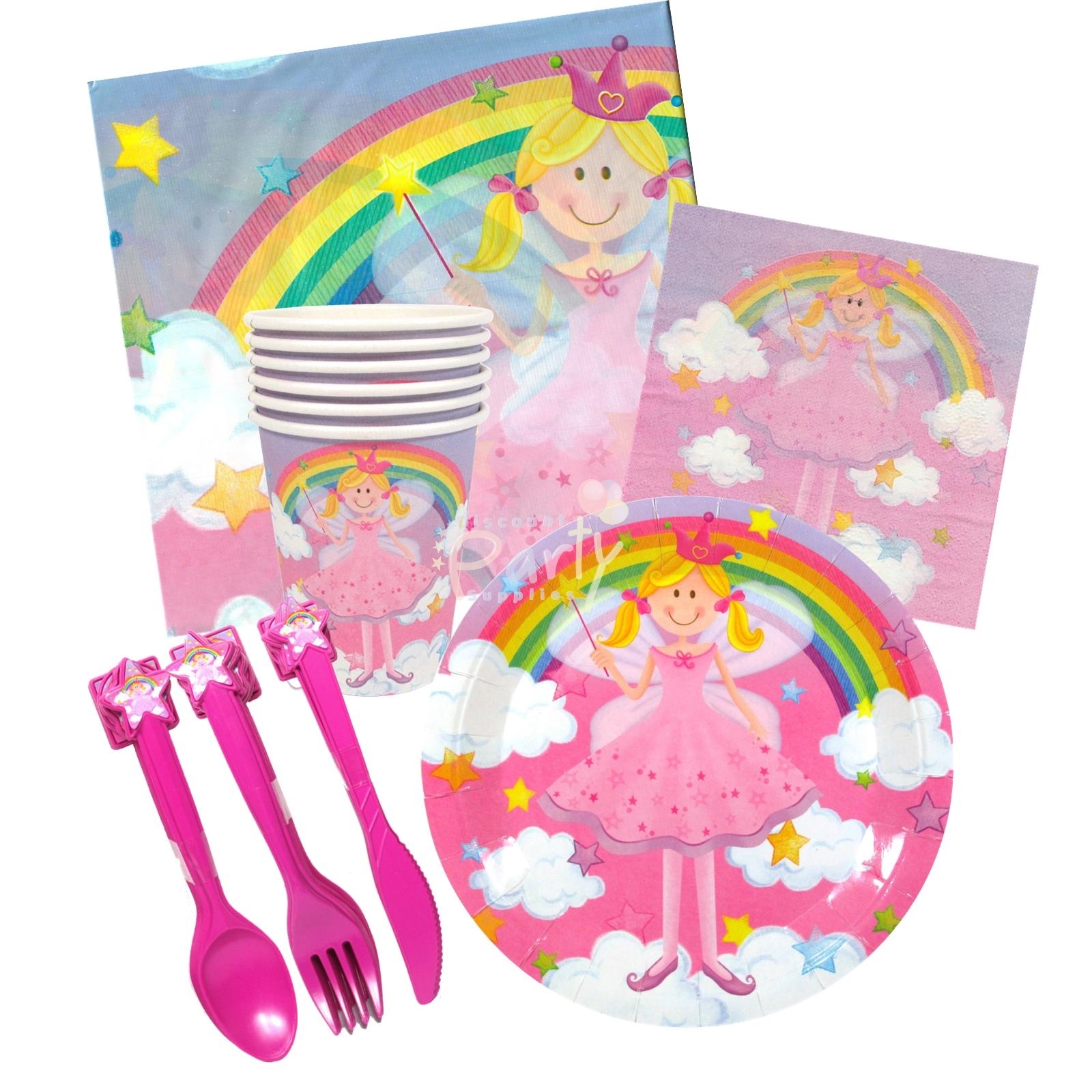 Rainbow Fairy Party Pack (For 8 Guests)