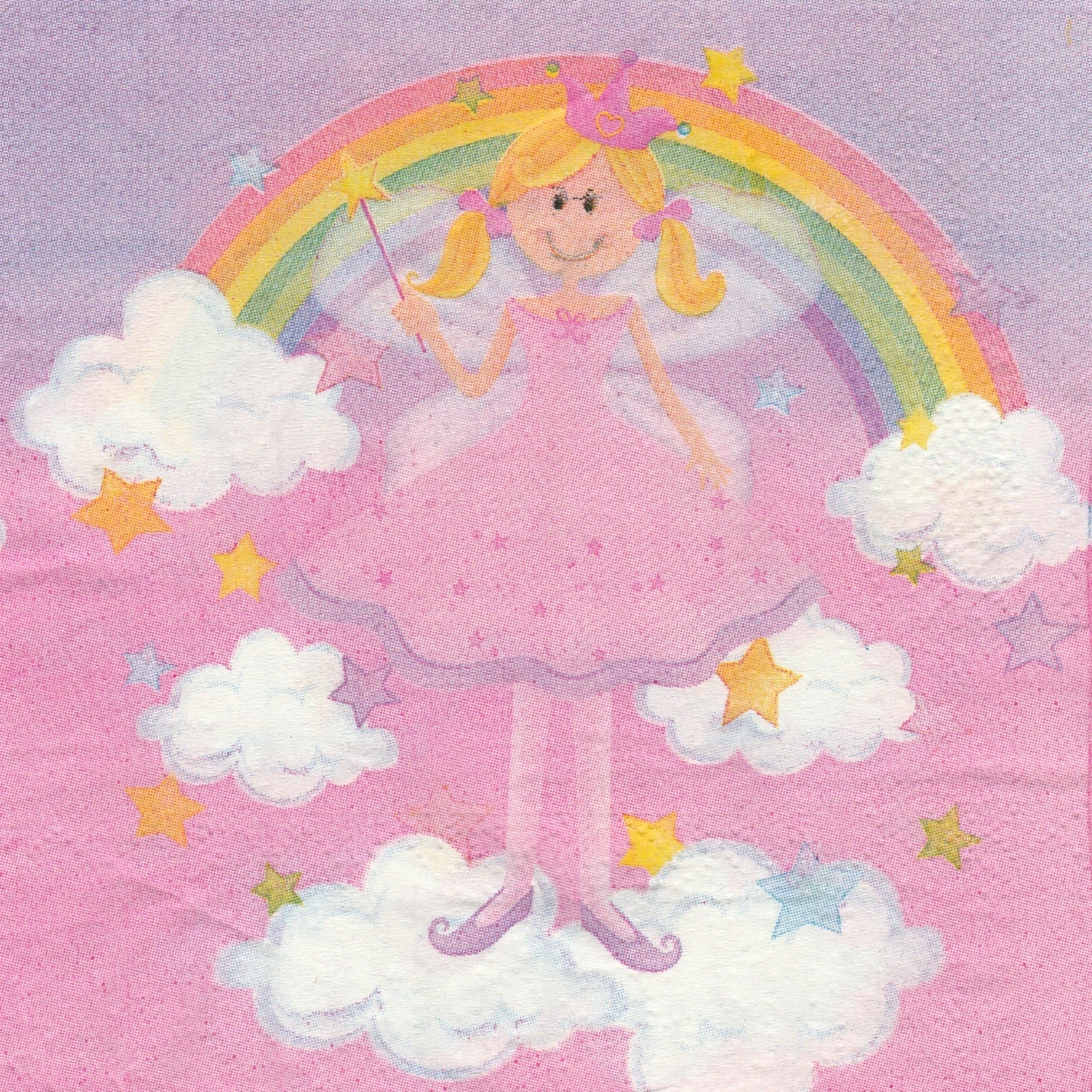 Rainbow Fairy Large Napkins / Serviettes (Pack of 20)
