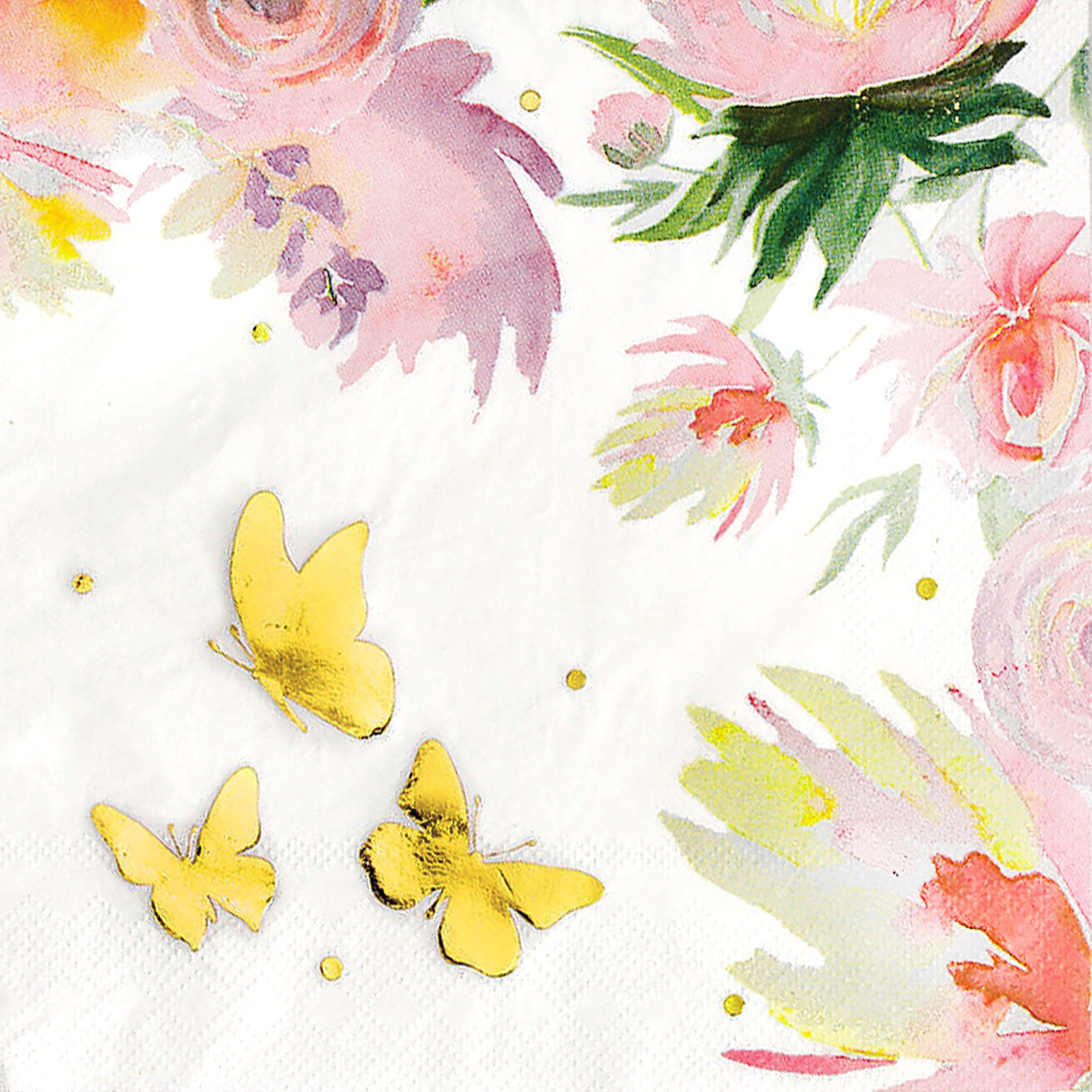 Golden Fairy Large Napkins / Serviettes (Pack of 16)