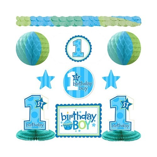 Boys 1st Birthday Decorating Kit