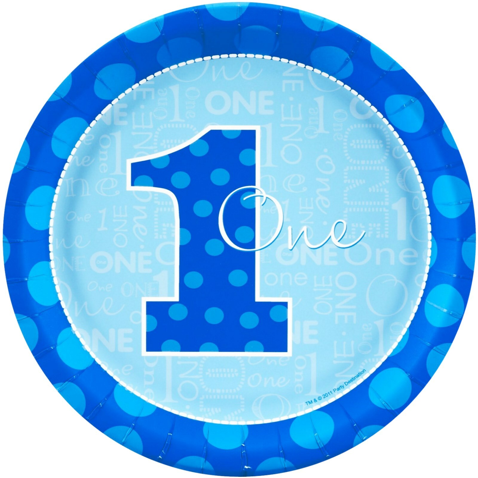 Everything One Boy Large Paper Plates (Pack of 8)