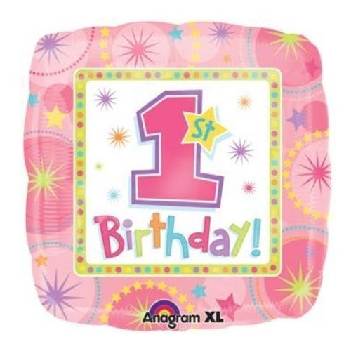 One-derful Girls 1st Birthday Helium Balloon
