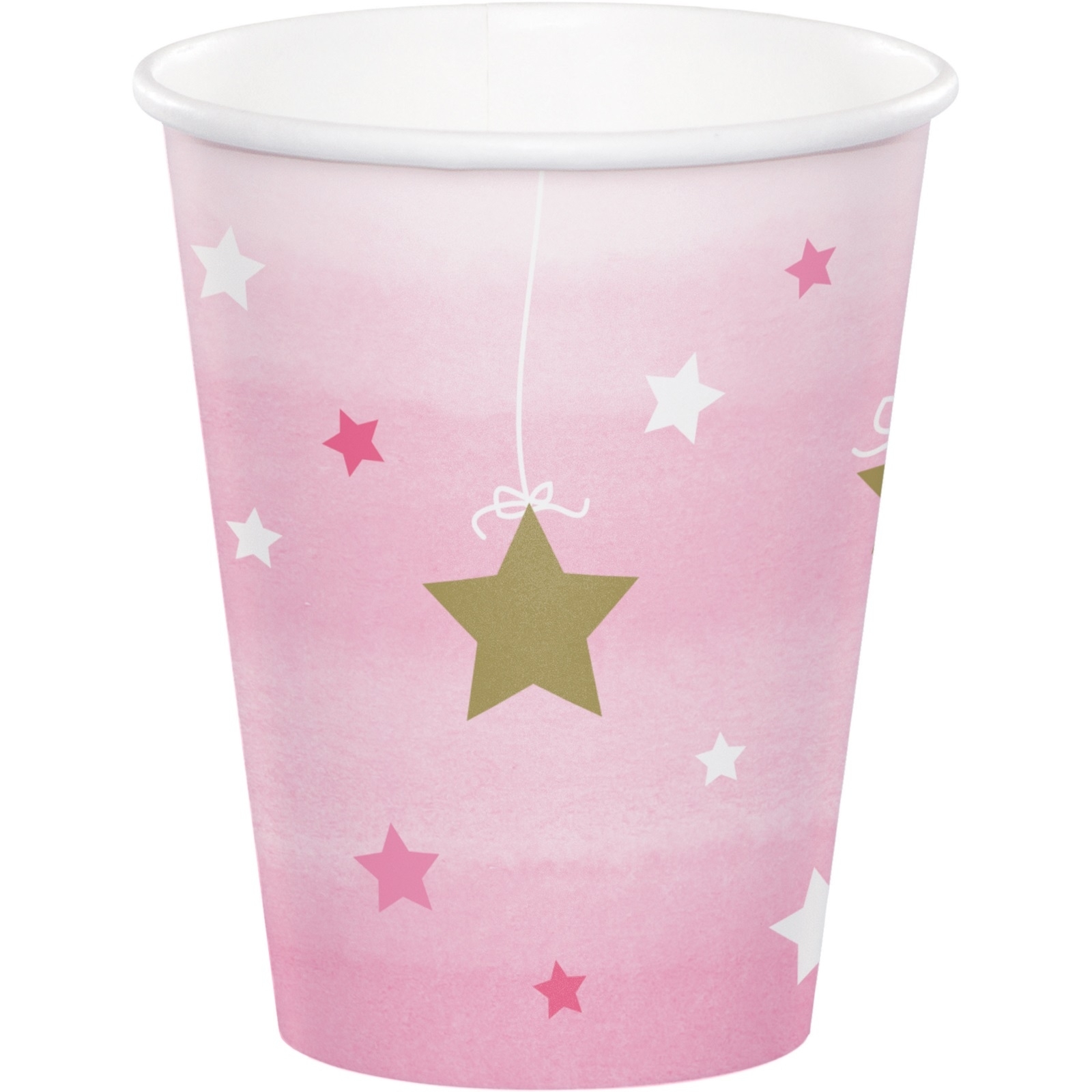 One Little Star Girl Paper Cups (Pack of 8)