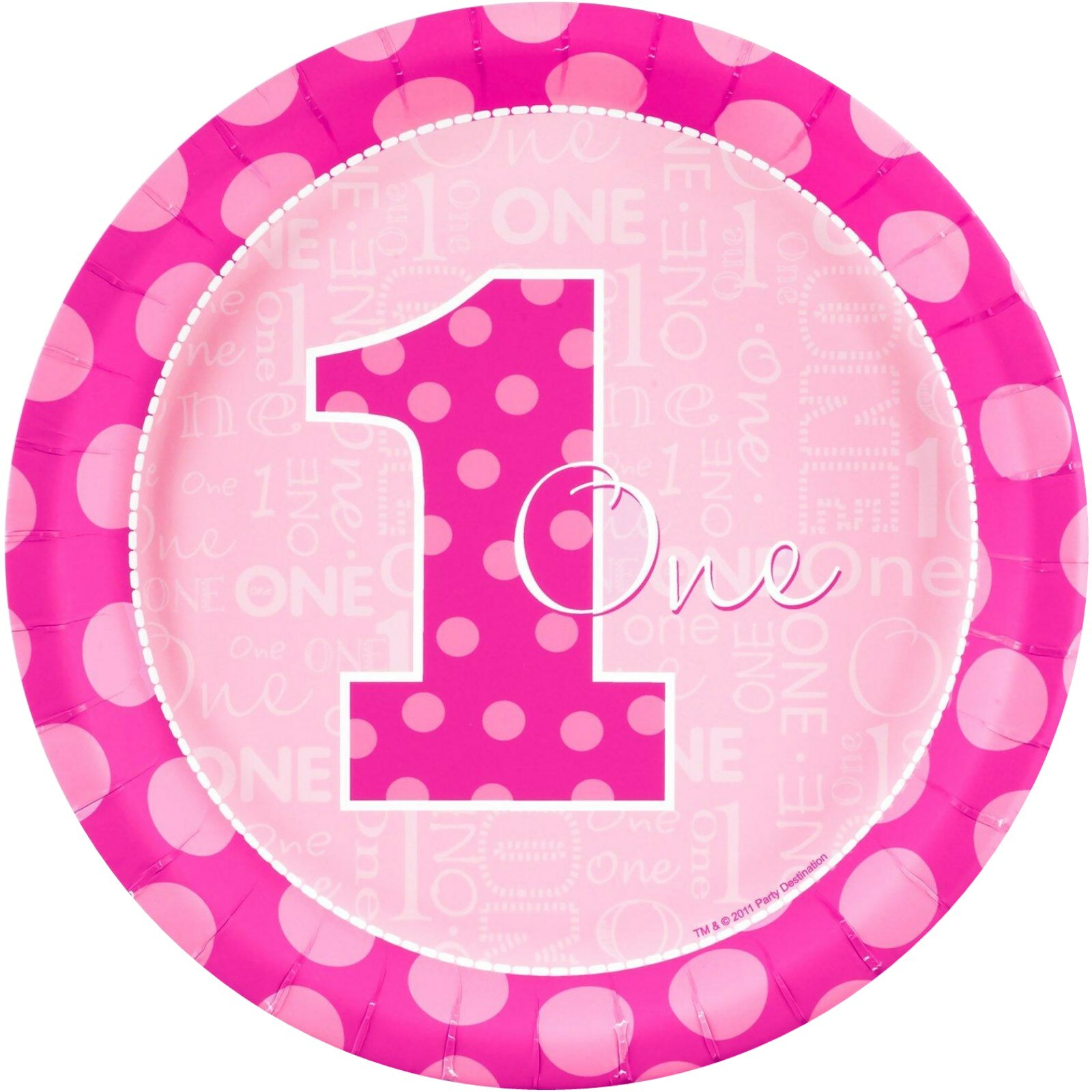 Everything One Girl Large Paper Plates (Pack of 8)