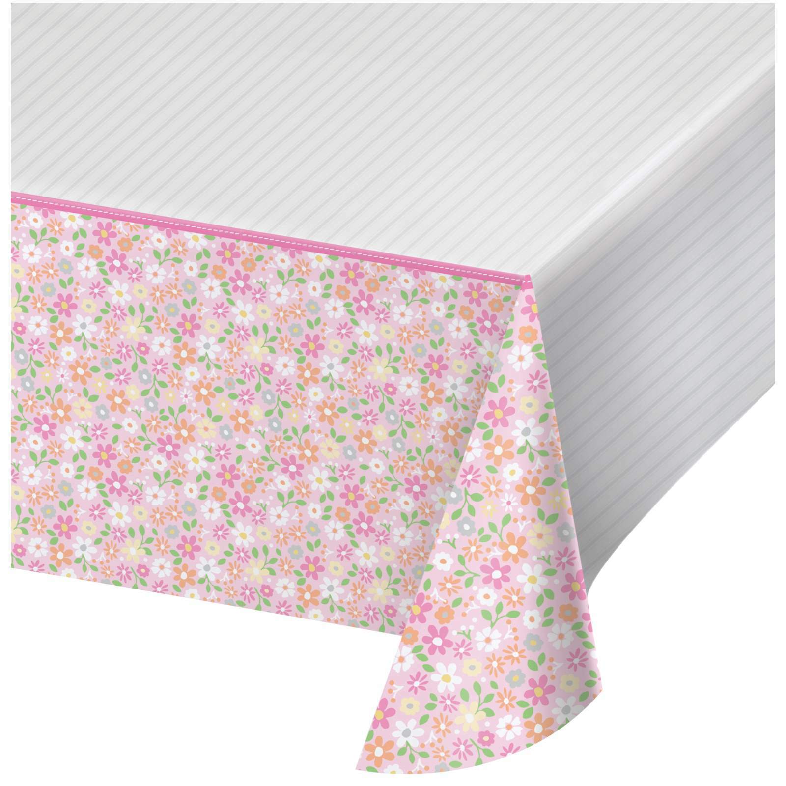 Farmhouse 1st Girl Plastic Tablecloth