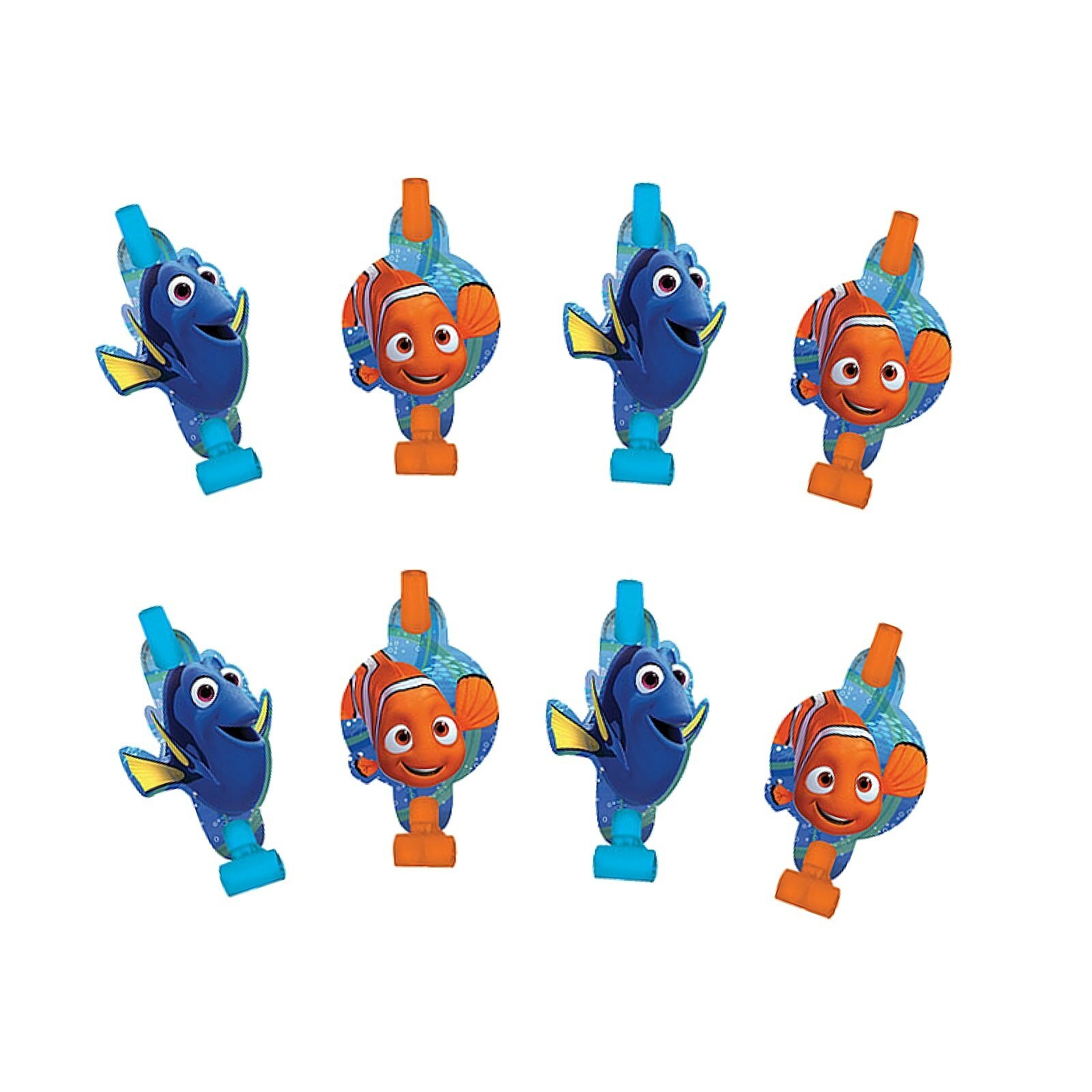 Finding Dory Party Blowers (Pack of 8)