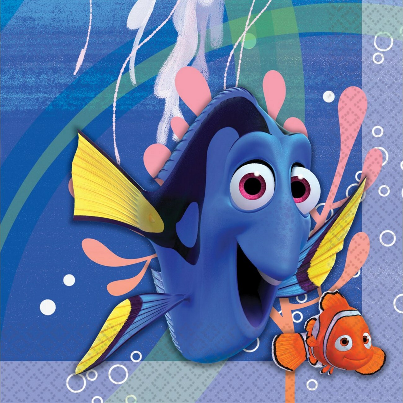 Finding Dory Large Paper Napkins / Serviettes (Pack of 16)