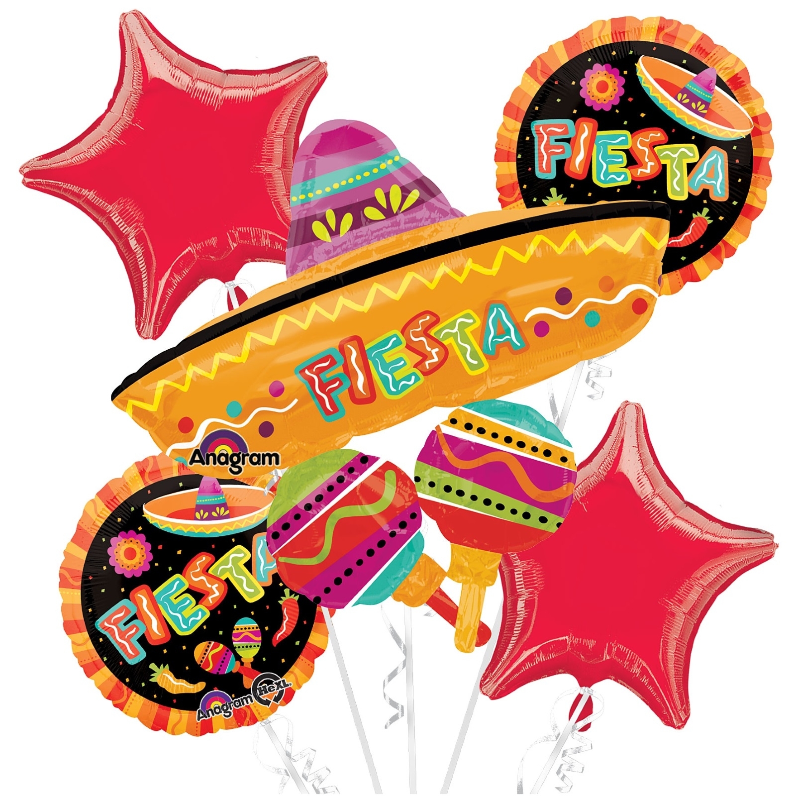 Fiesta Fun Balloon Bouquet