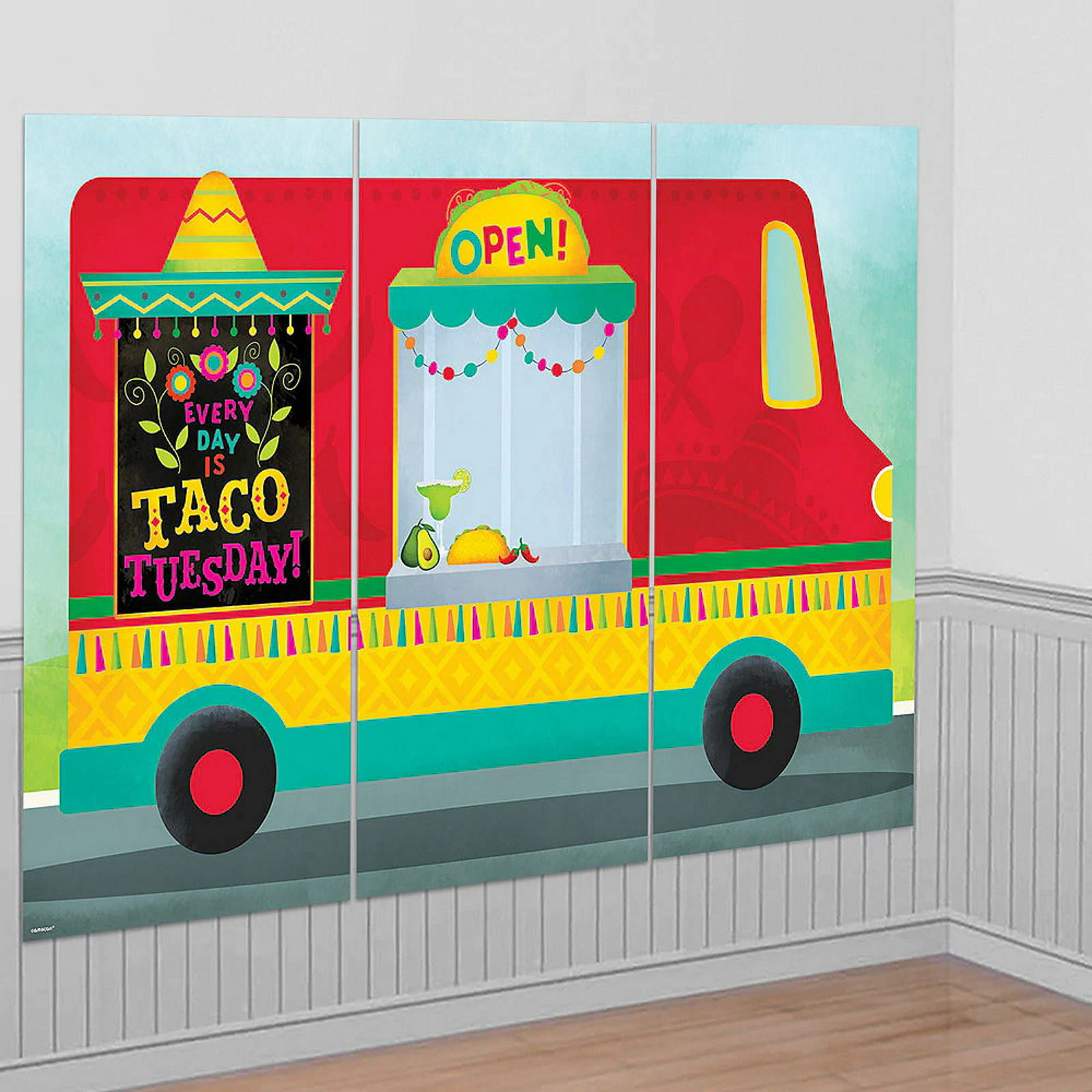 Taco Truck Wall Decorating Kit