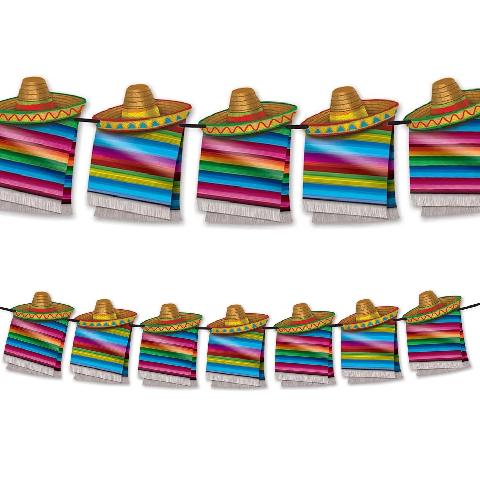 Fiesta Sombrero Garland Banner