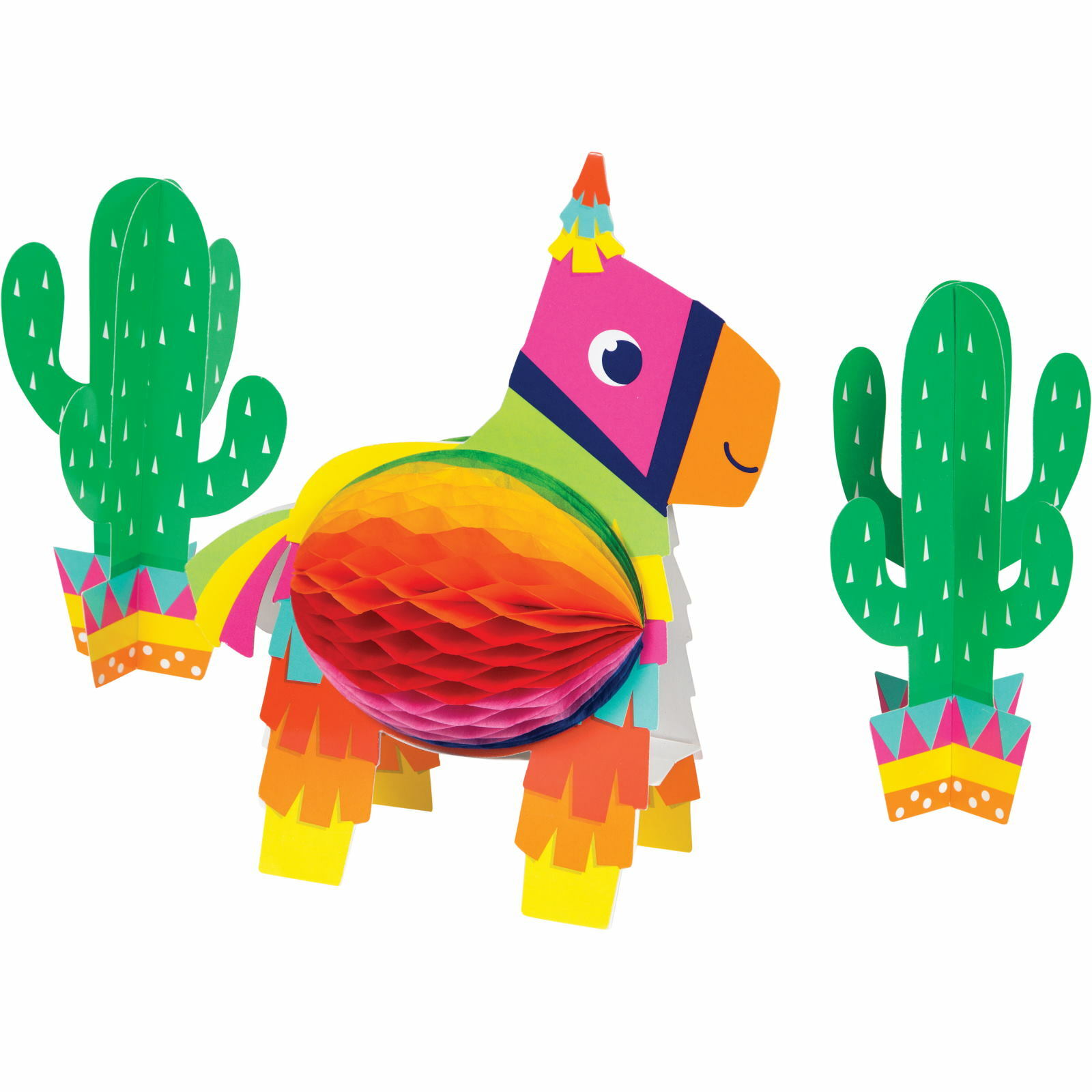 Fiesta Fun Honeycomb Centrepieces (Pack of 3)