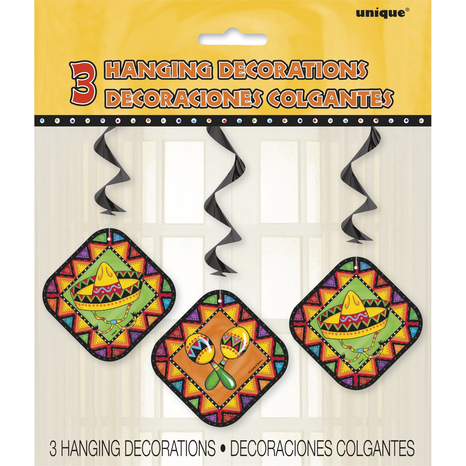 Fiesta Hanging Decorations (Pack of 3)