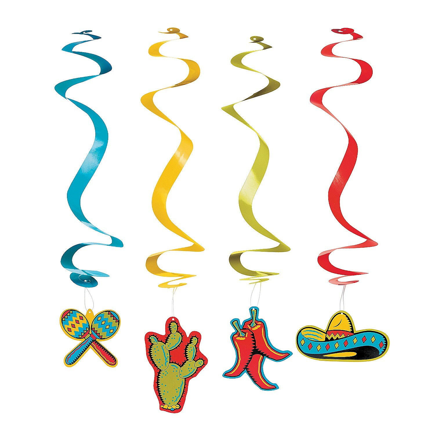 Fiesta Hanging Swirls (Pack of 12)