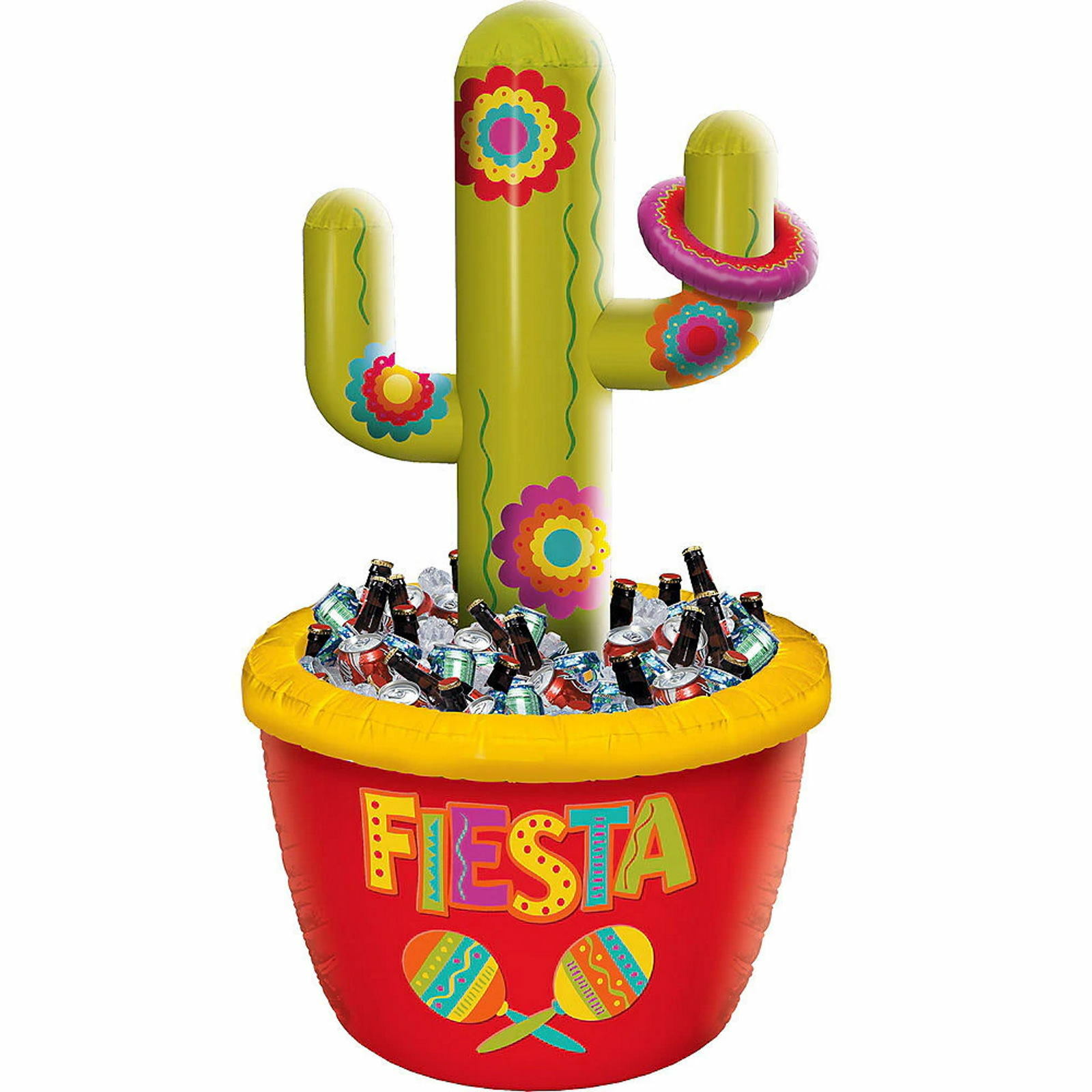 Inflatable store fiesta cooler