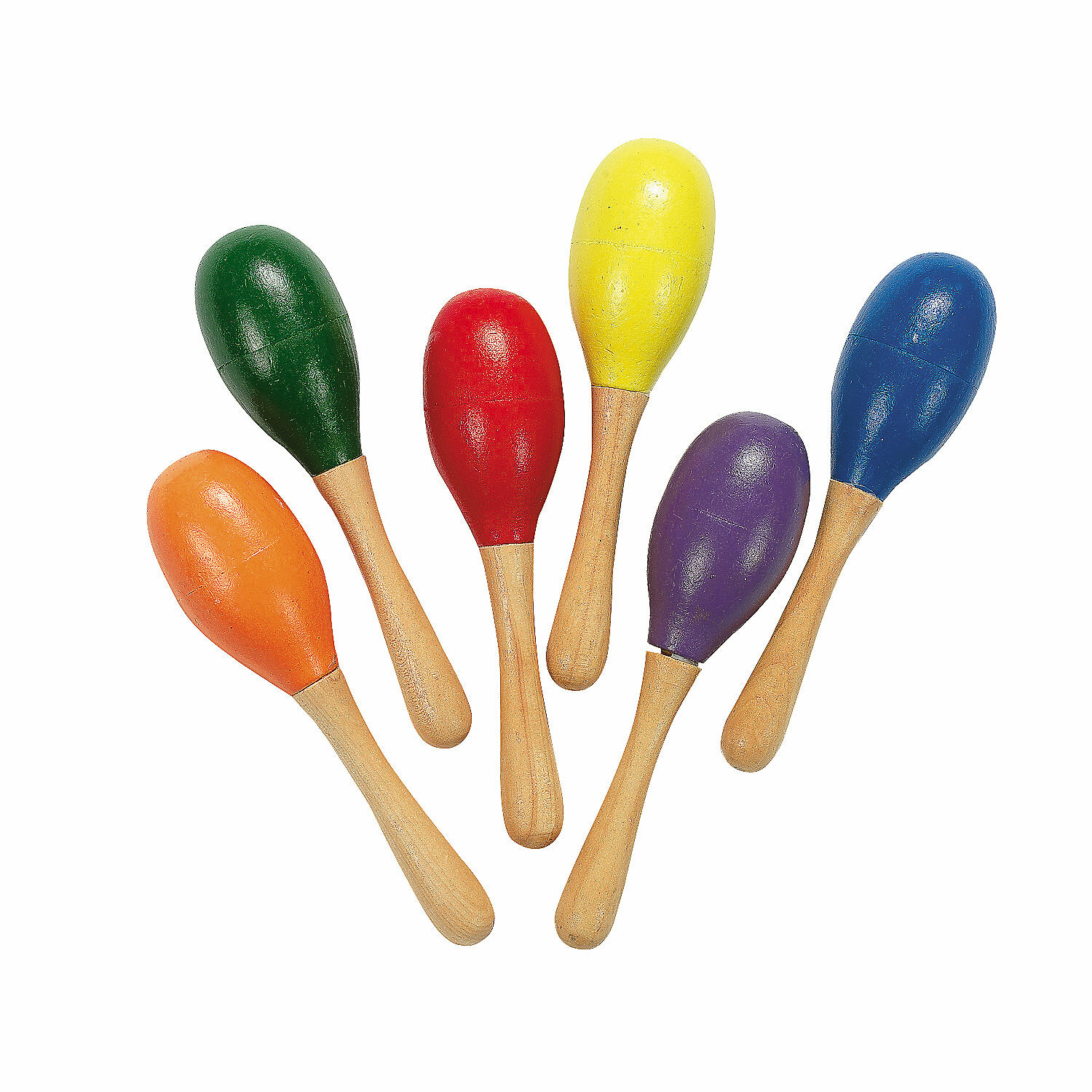 Mini Maracas (Pack of 6)