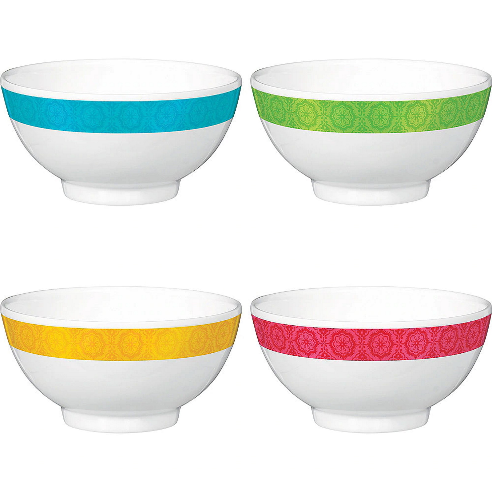 Fiesta Plastic Side Bowls (Pack of 4)