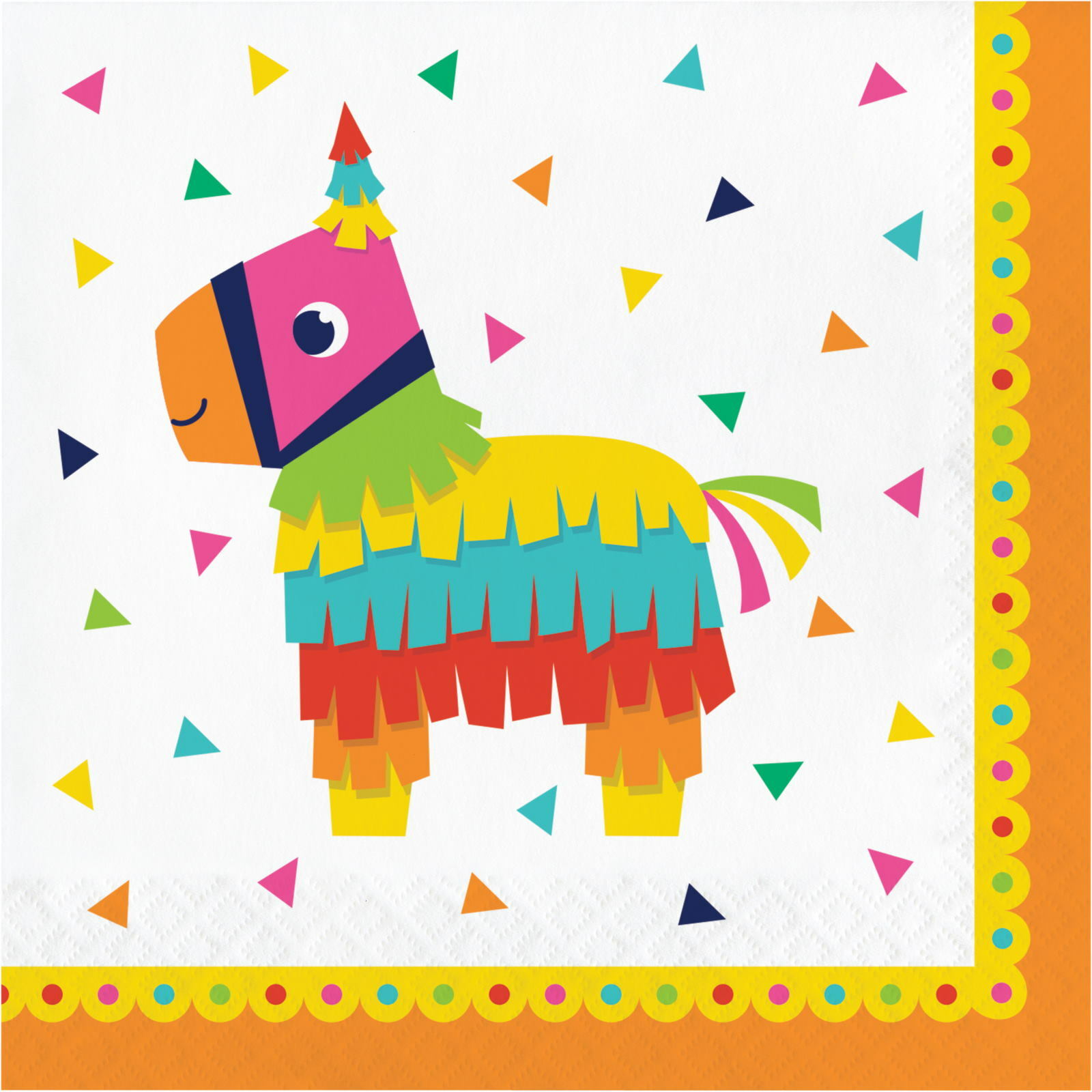 Fiesta Fun Large Napkins / Serviettes (Pack of 16)
