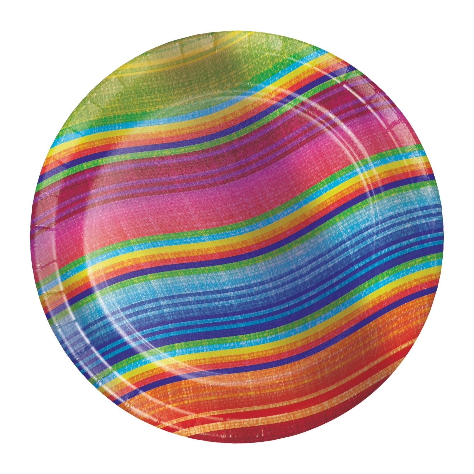 Serape Fiesta Small Paper Plates (Pack of 8)