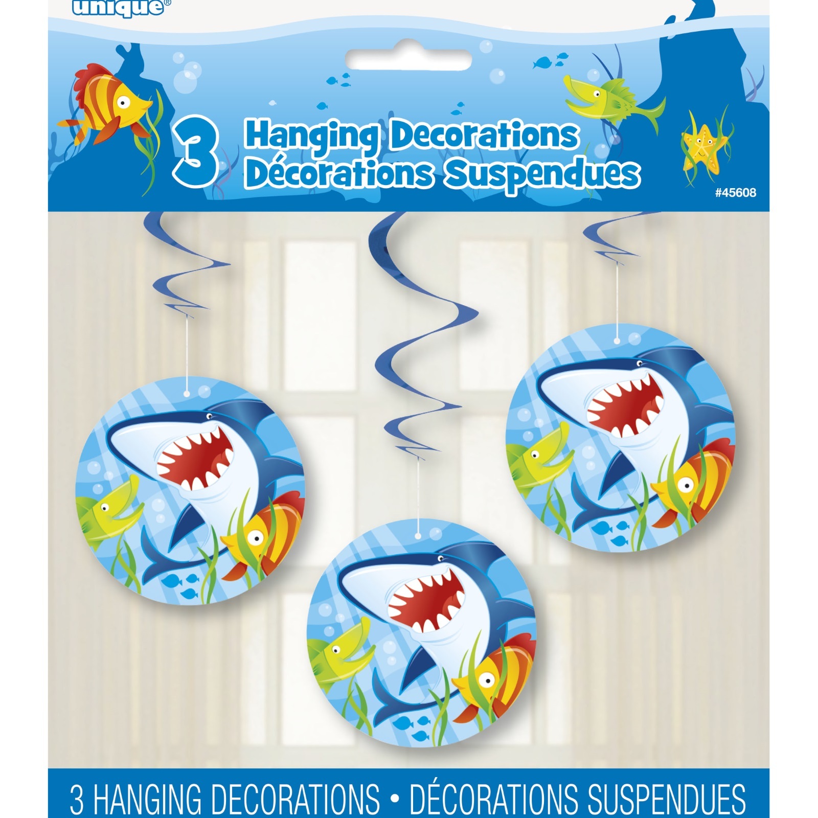 Fin Friends Hanging Decorations (Pack of 3)