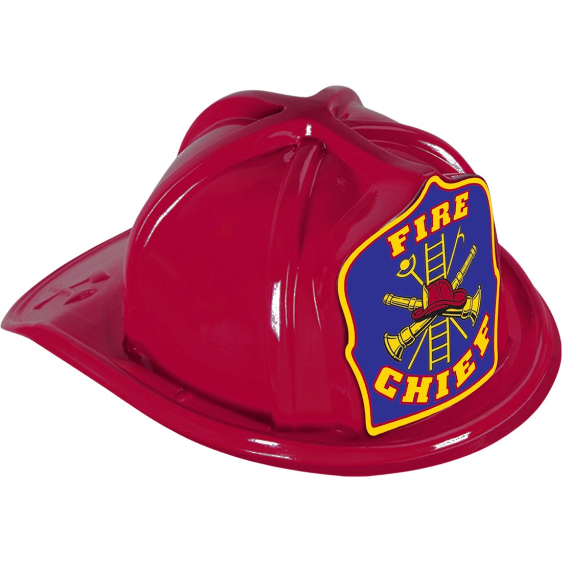 Canada Fire Hat Kids Plastic Red Fire Chief Hat | Fire Engine Party Supplies | Boys ...