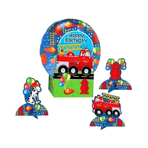 Fire Engine Fun Balloon Centrepiece