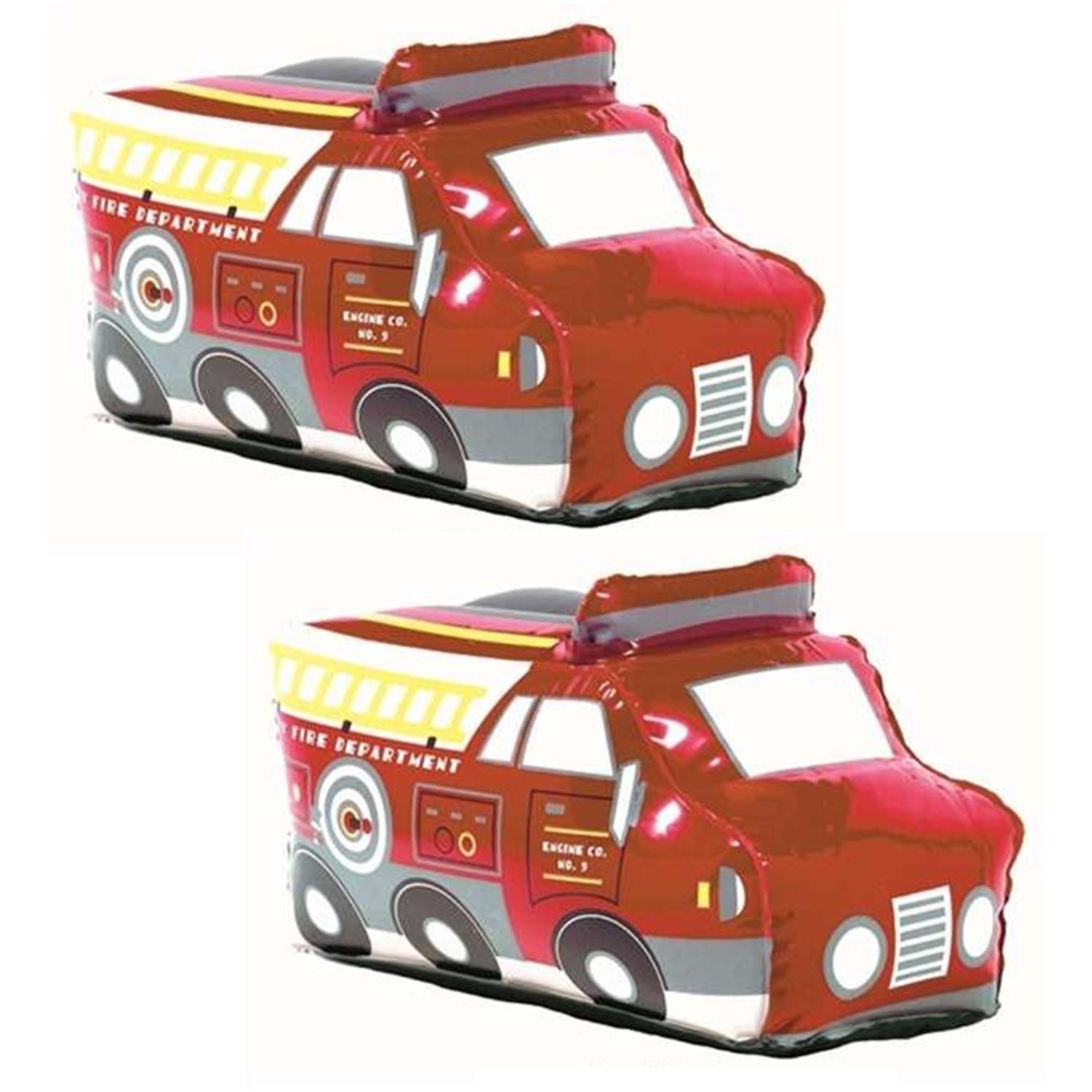 Inflatable Fire Trucks (Pack of 2)