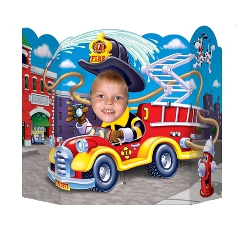 Fire Engine Party Photo Prop
