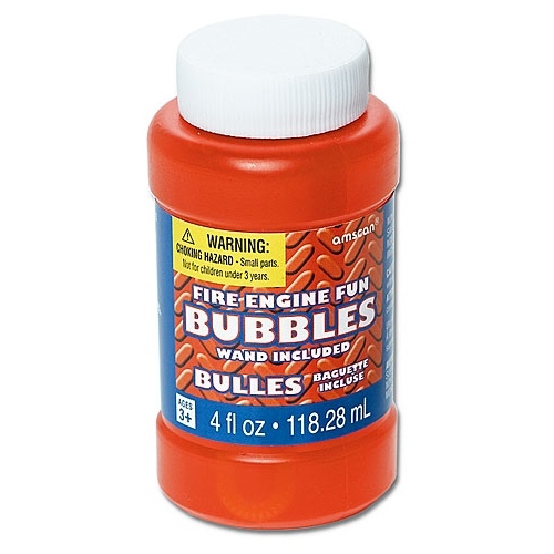 Fire Engine Fun Bubble Bottle