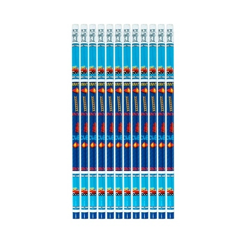 Fire Engine Fun Pencils (Pack of 12)