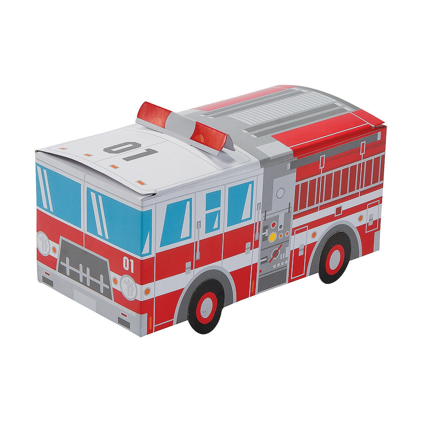 Fire Truck Treat Boxes (Pack of 6)