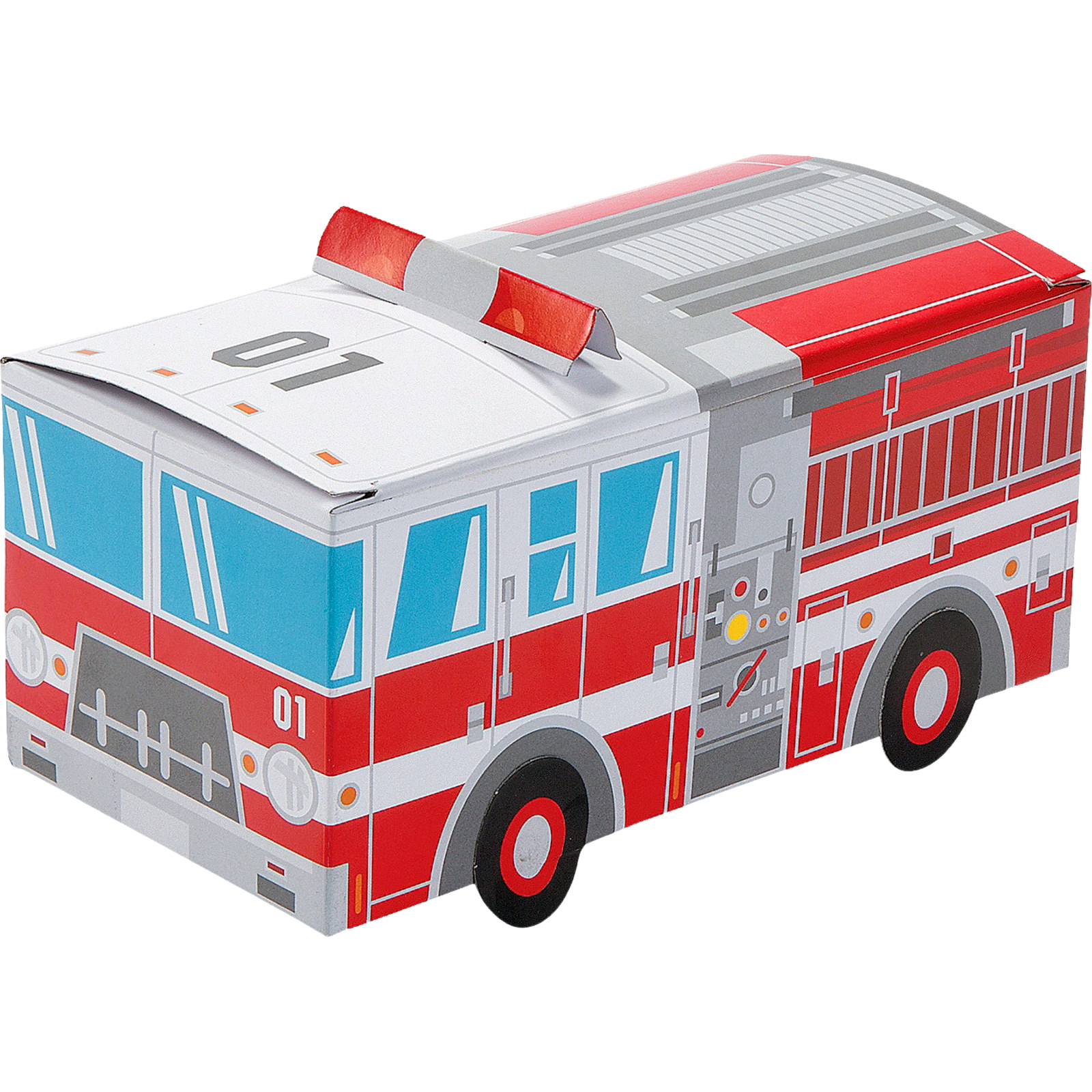 Fire Truck Treat Boxes (Pack of 12) 