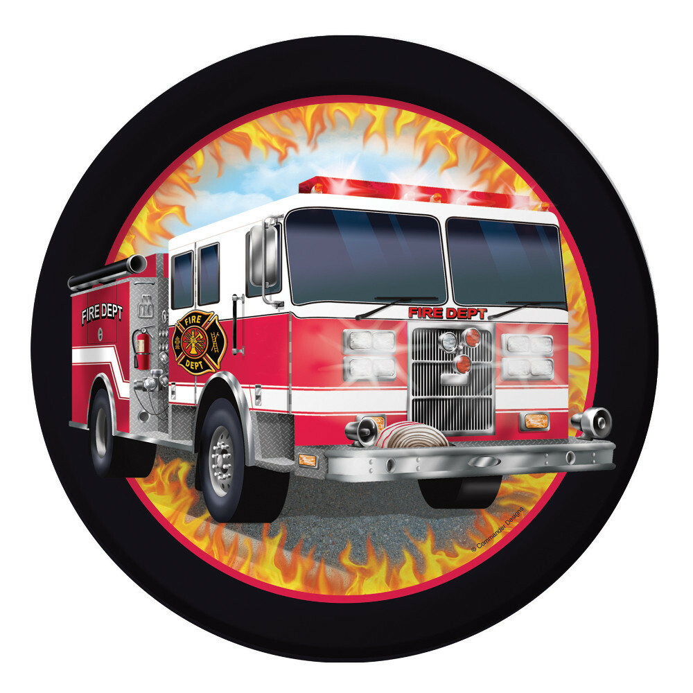 Fire Watch Large Paper Plates (Pack of 8)