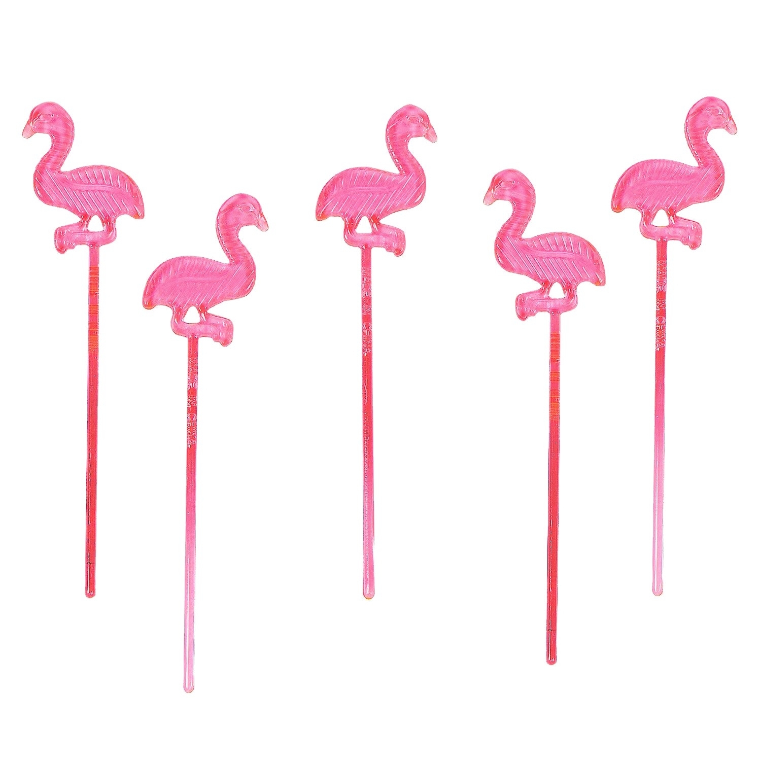 Plastic Flamingo Picks (Pack of 72)