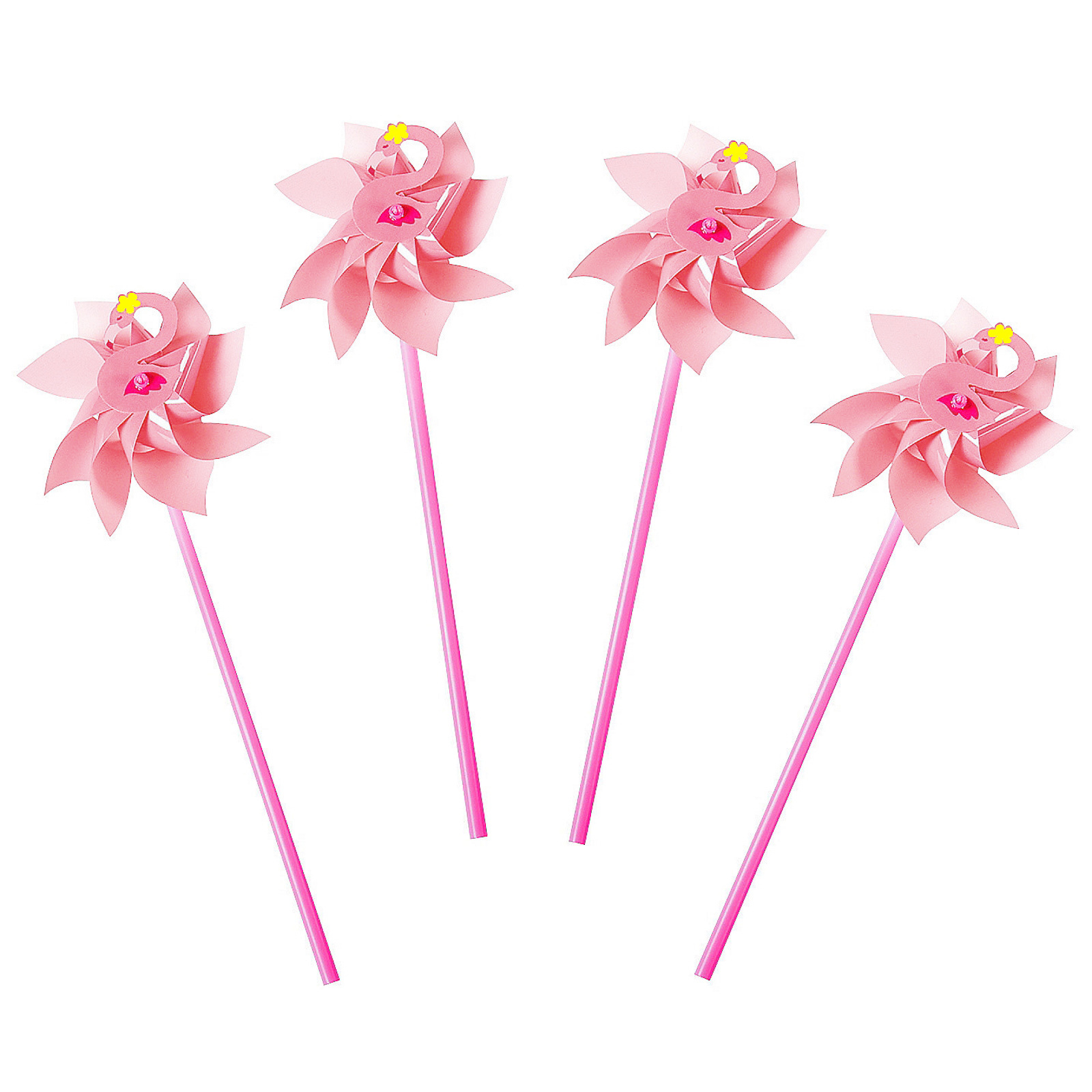 Flamingo Pinwheels (Pack of 36)