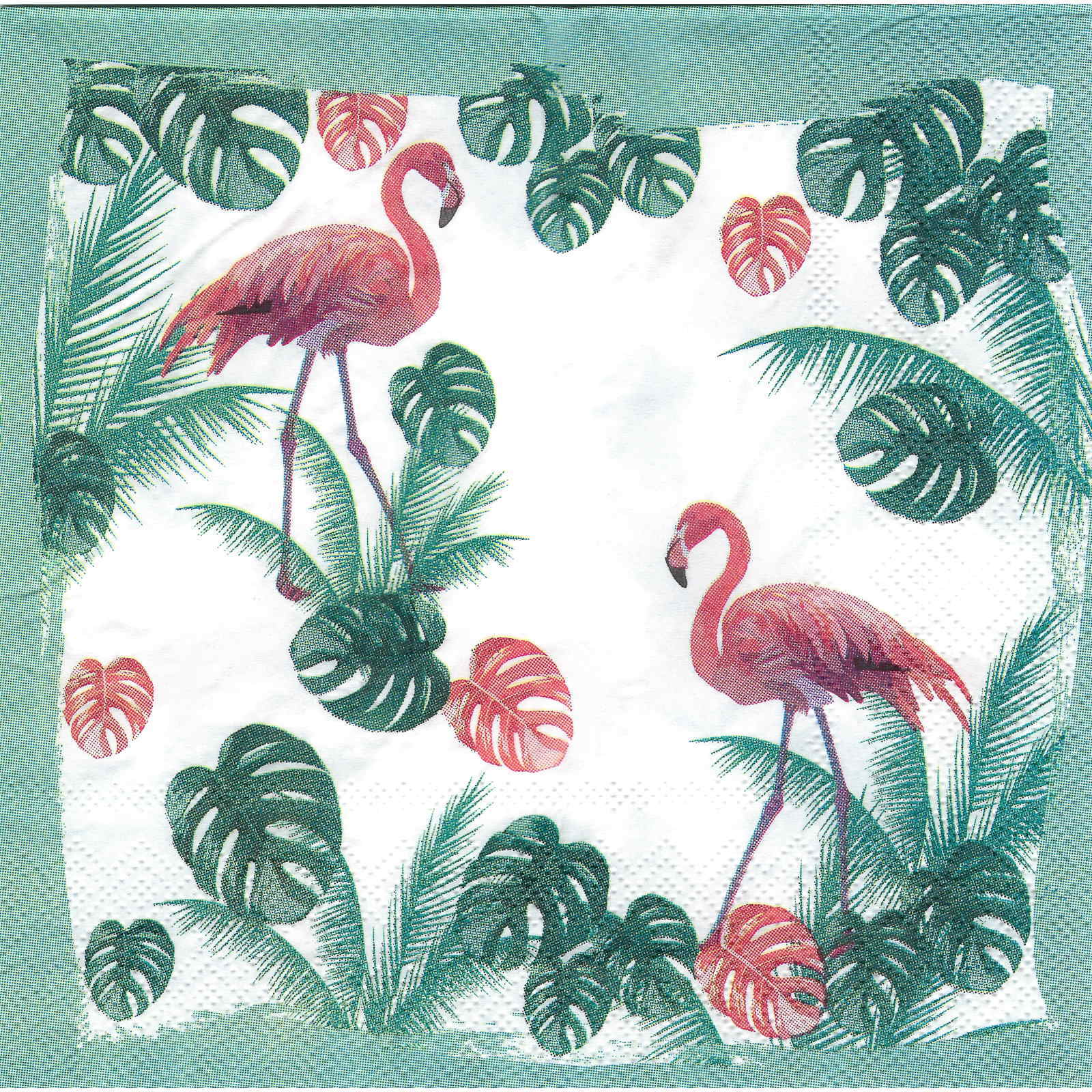 Flamingo Tropicana Large Paper Napkins / Serviettes (Pack of 20)