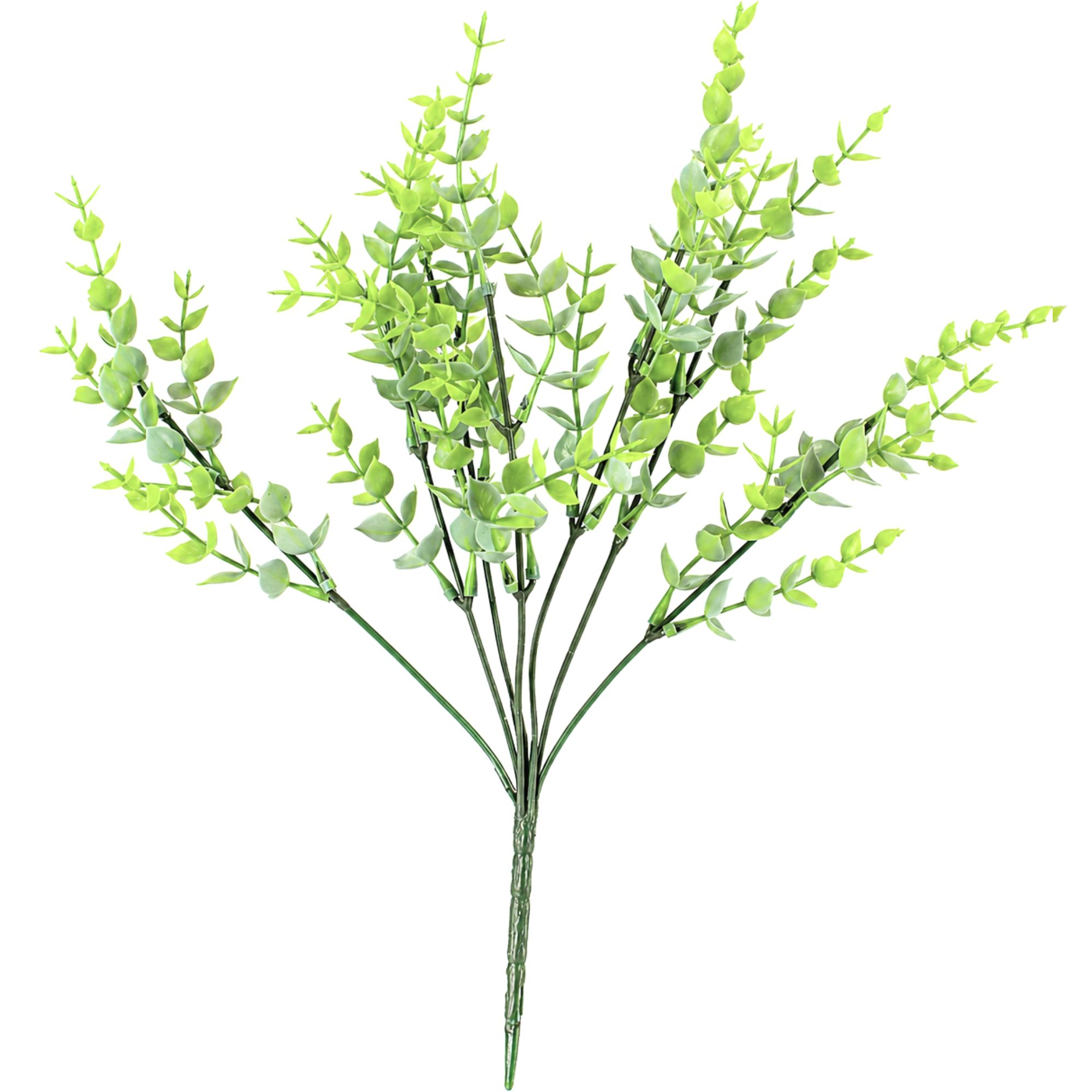 Artificial Grey Pointed Eucalyptus Leaf Bunch