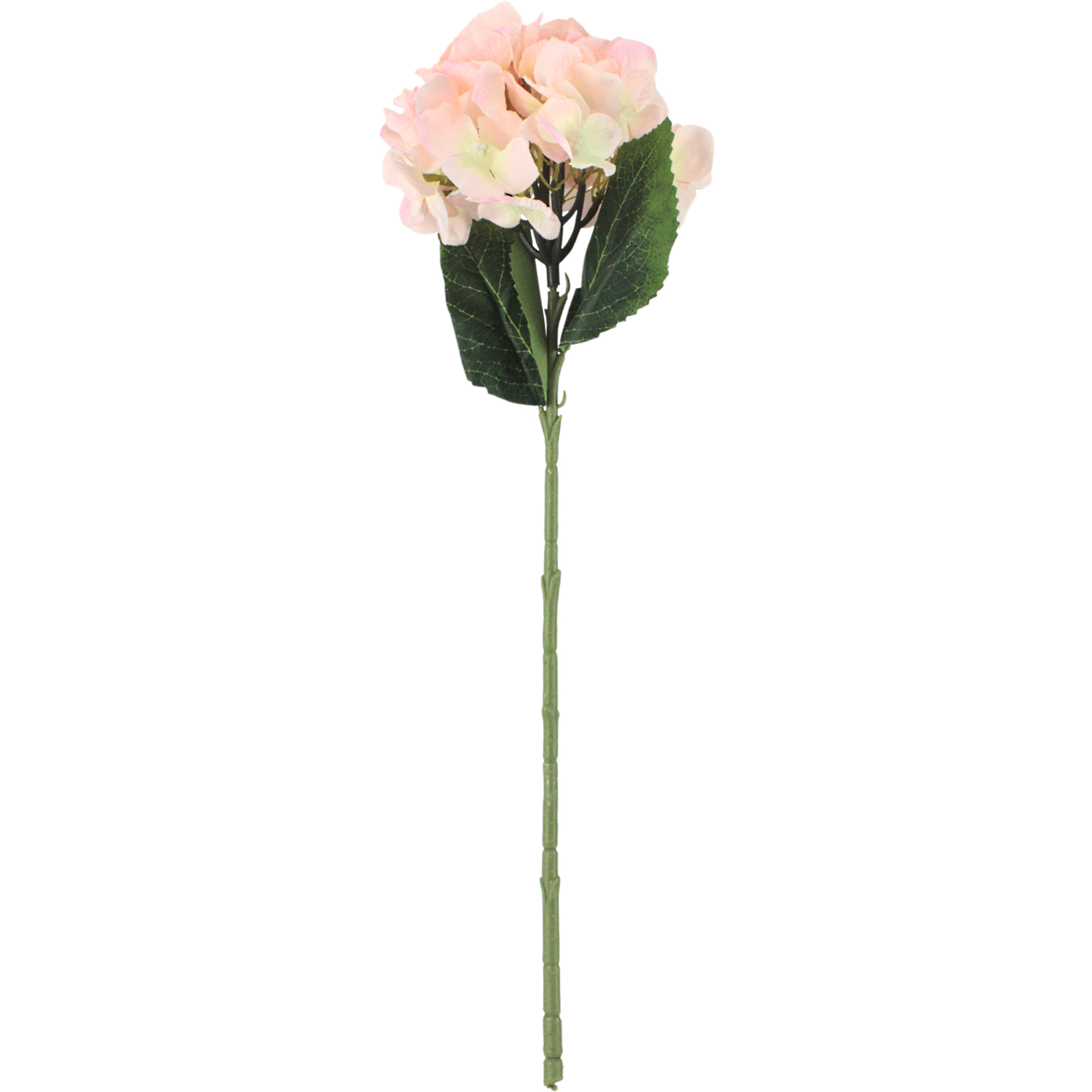 Artificial Baby Cream and Pink Hydrangea (1 Stem) 