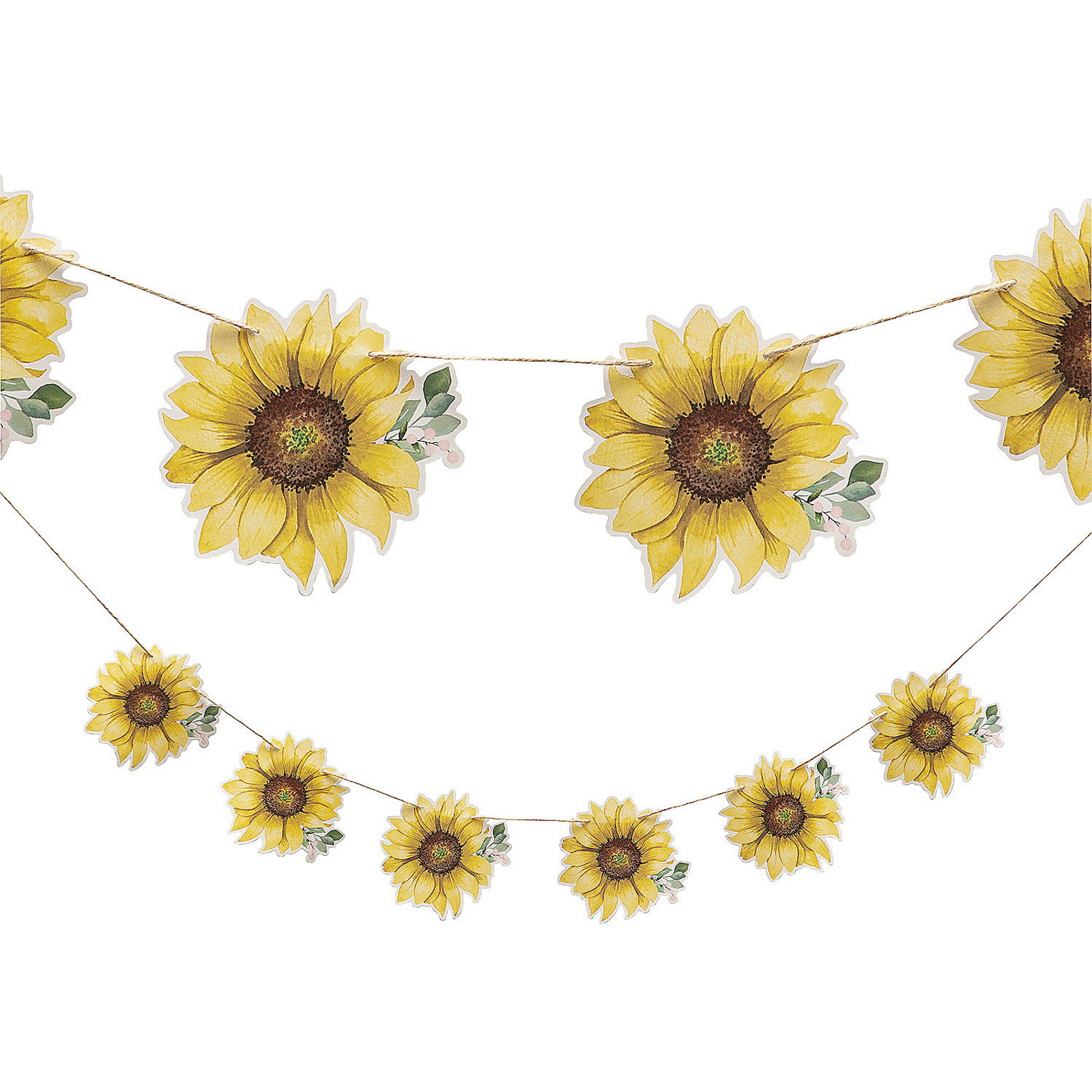 Sunflower Party Garland Banner
