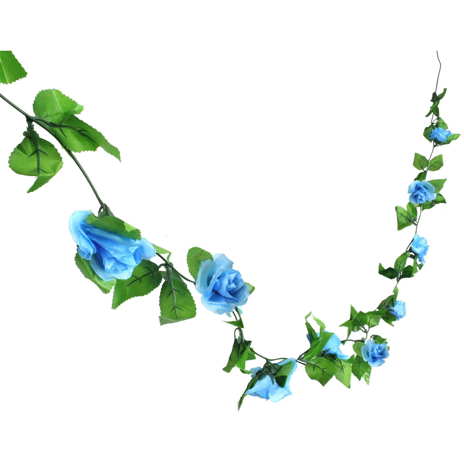 Artificial Blue Rose Garland