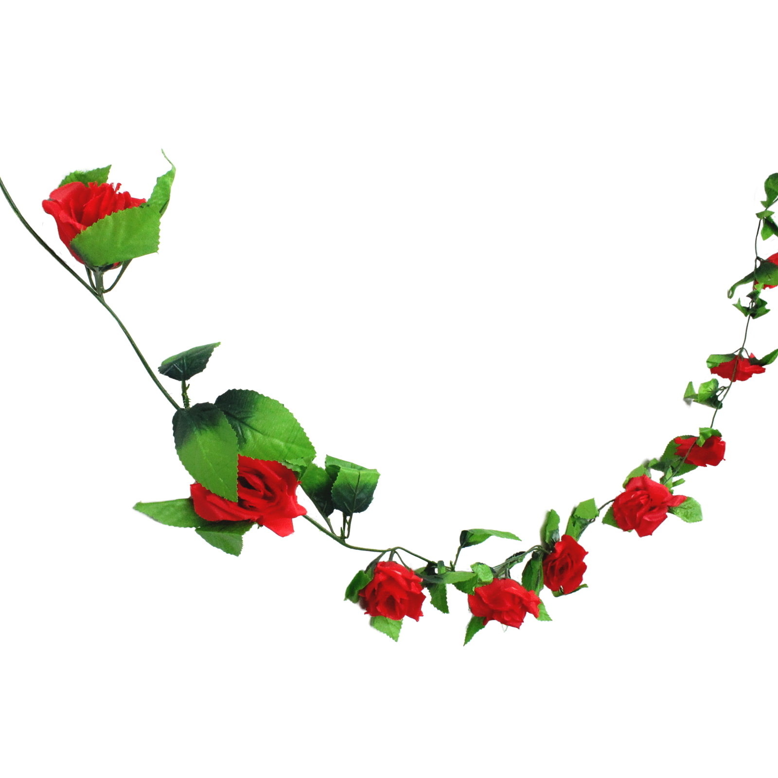 Artificial Red Rose Garland