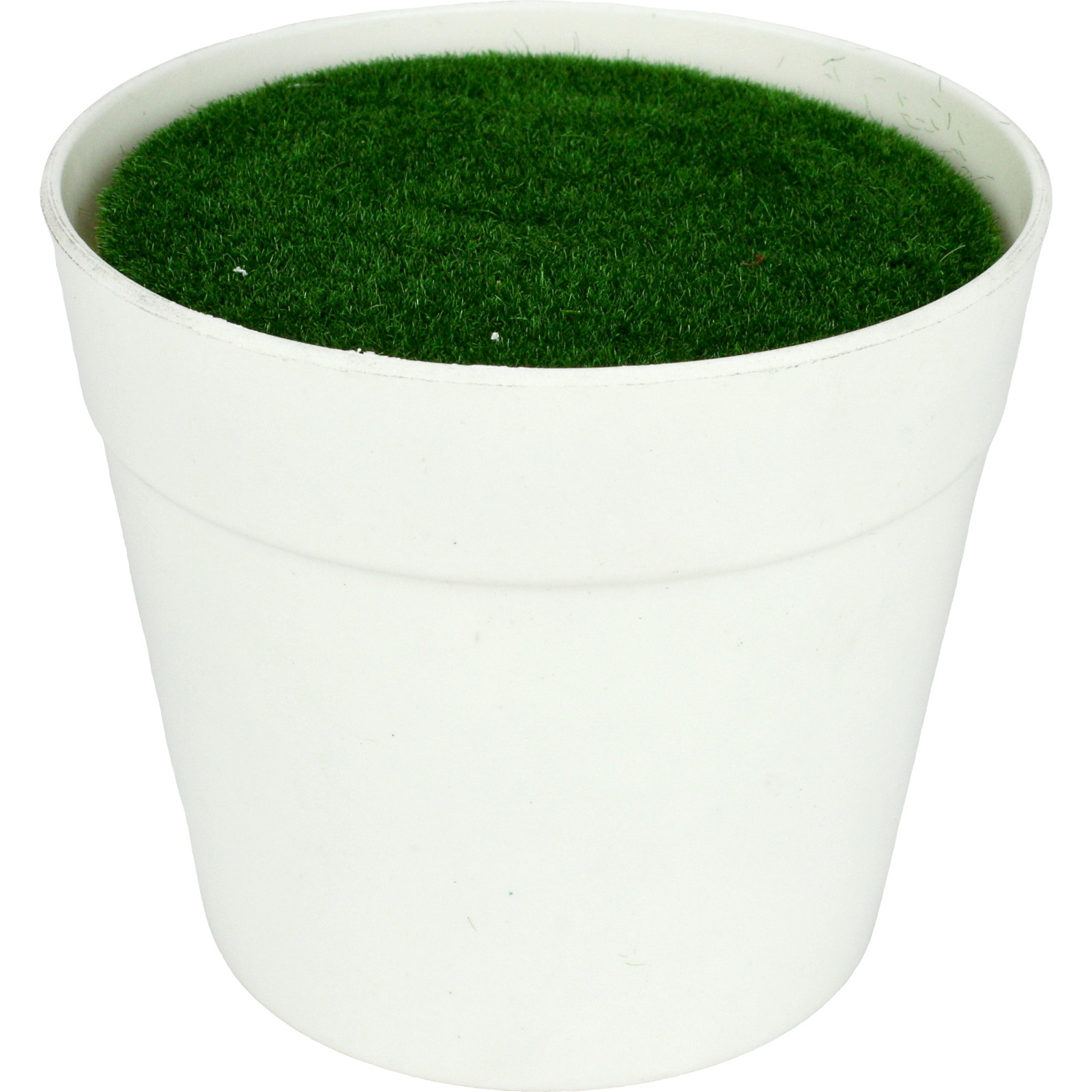 Small White Classic Floral Arrangement Pot 