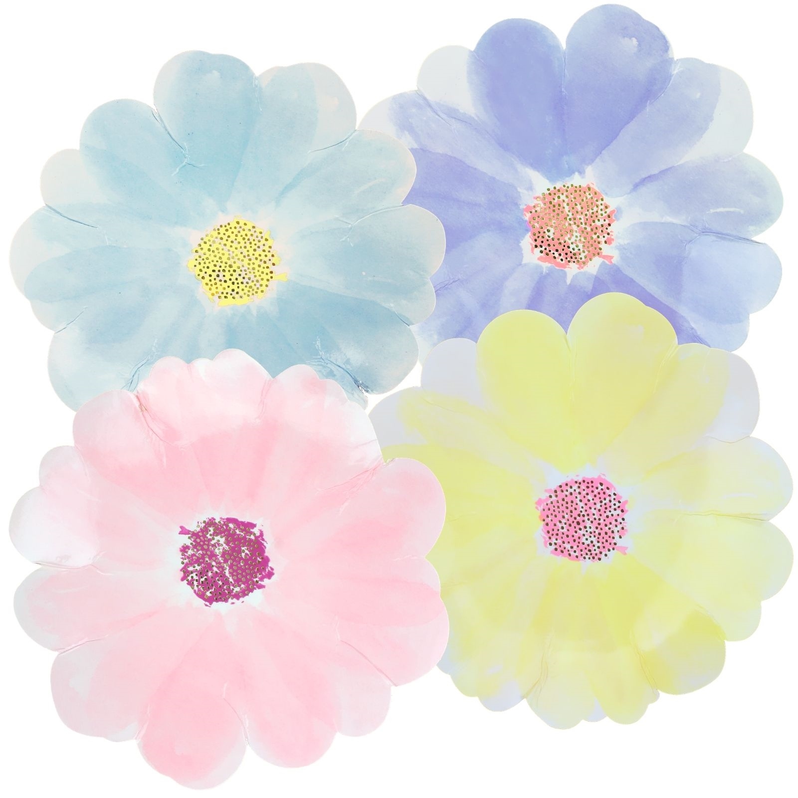 Meri Meri Flower Garden Small Paper Plates (Pack of 8)