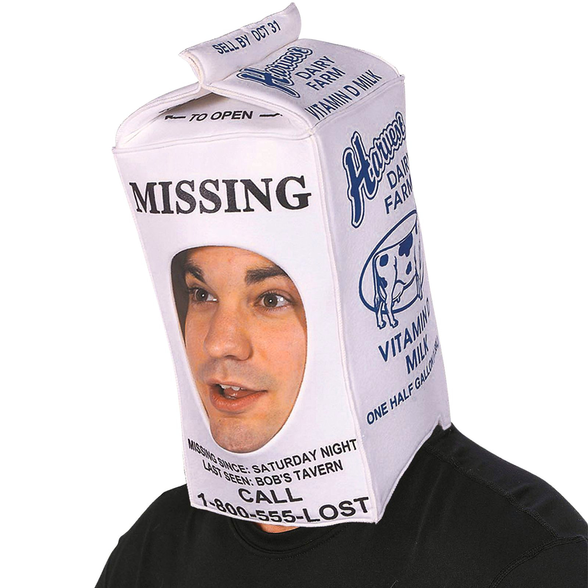 Adult Milk Carton Hat