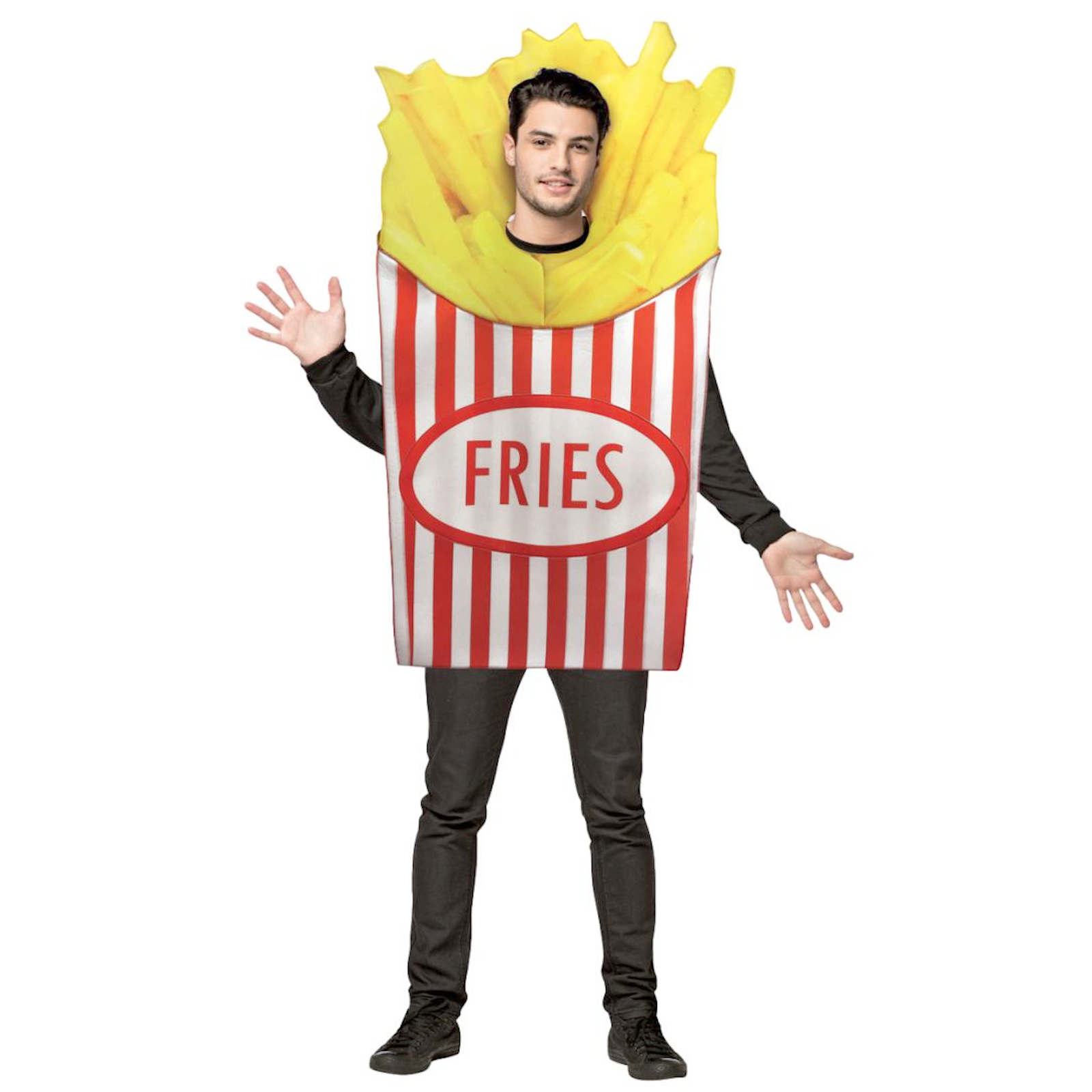 French Fries Adult Costume Standard One Size