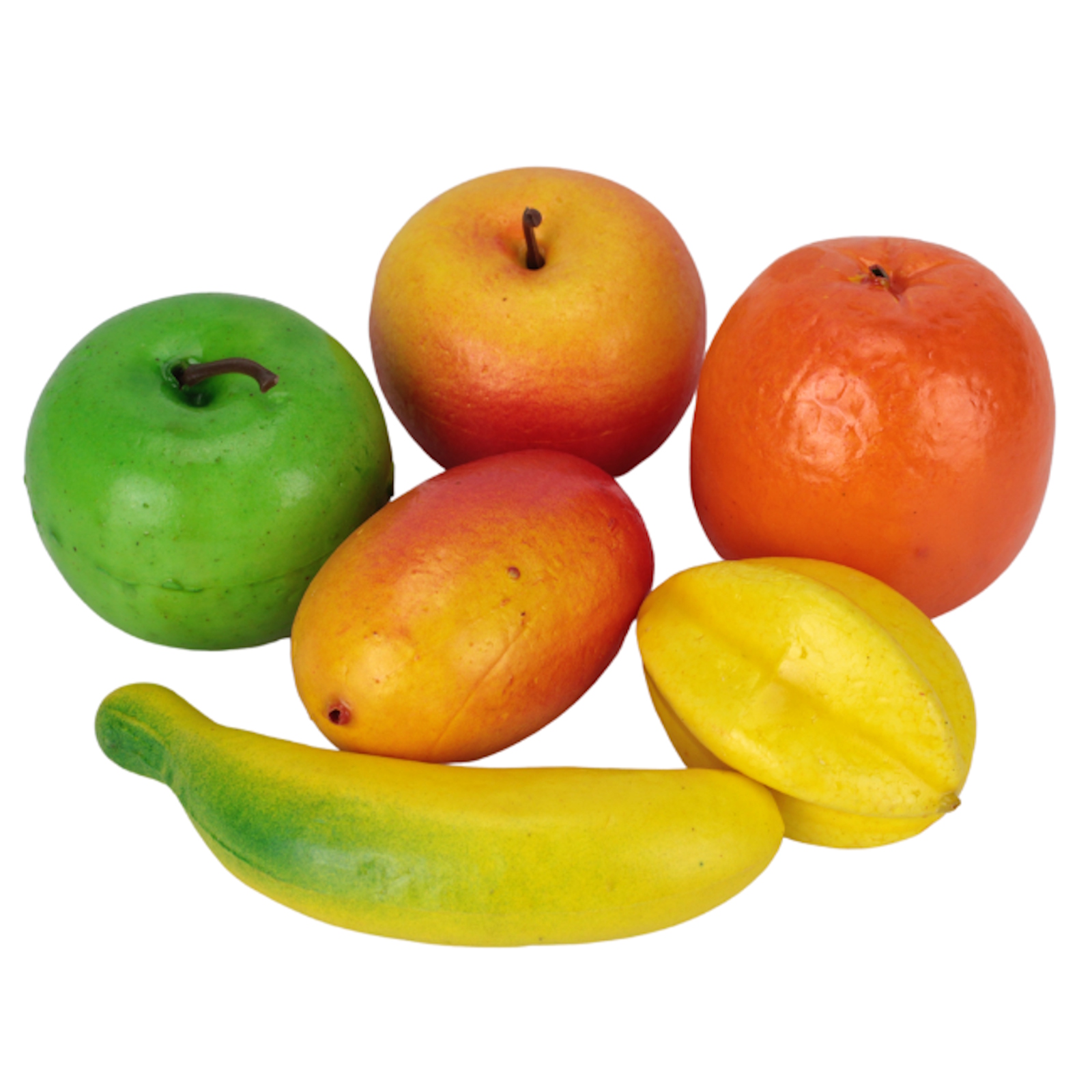 Artificial Fruit and Vegetables (Pack of 6)