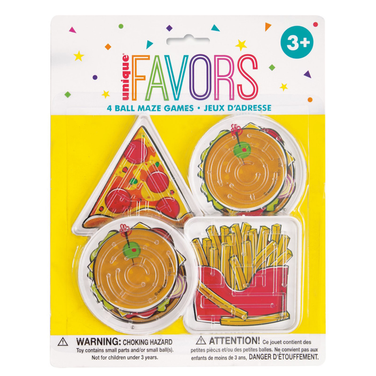 Fast Food Maze Games (Pack of 4)
